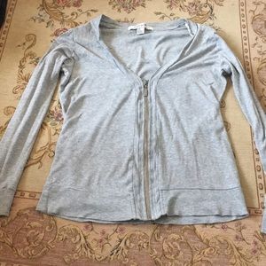 Zip-up cardigan